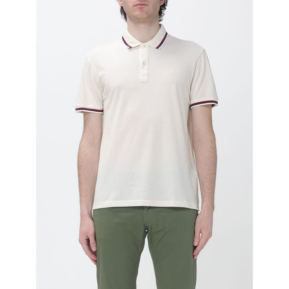 Brooksfield Men Cotton Polo Shirt With Logo Brooksfield